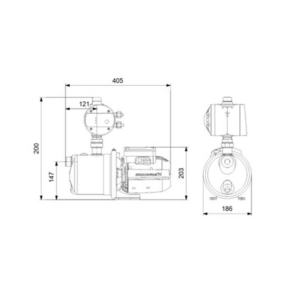 VESIAUTOMAATTI GRUNDFOS JP 4-47 PM1 1-V